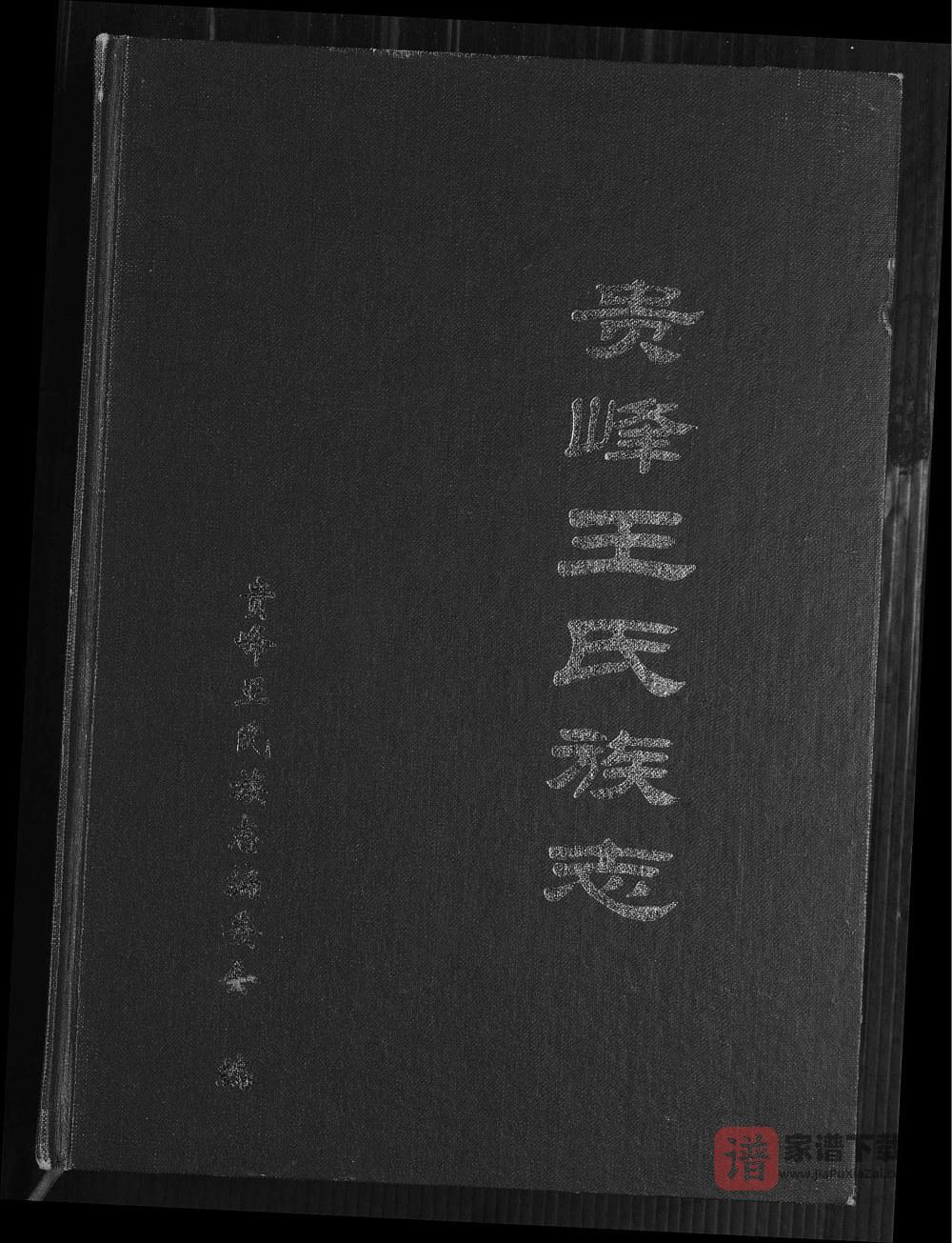 图片[1]-福建南安贵峰王氏族志PDF高清电子版下载-家谱下载