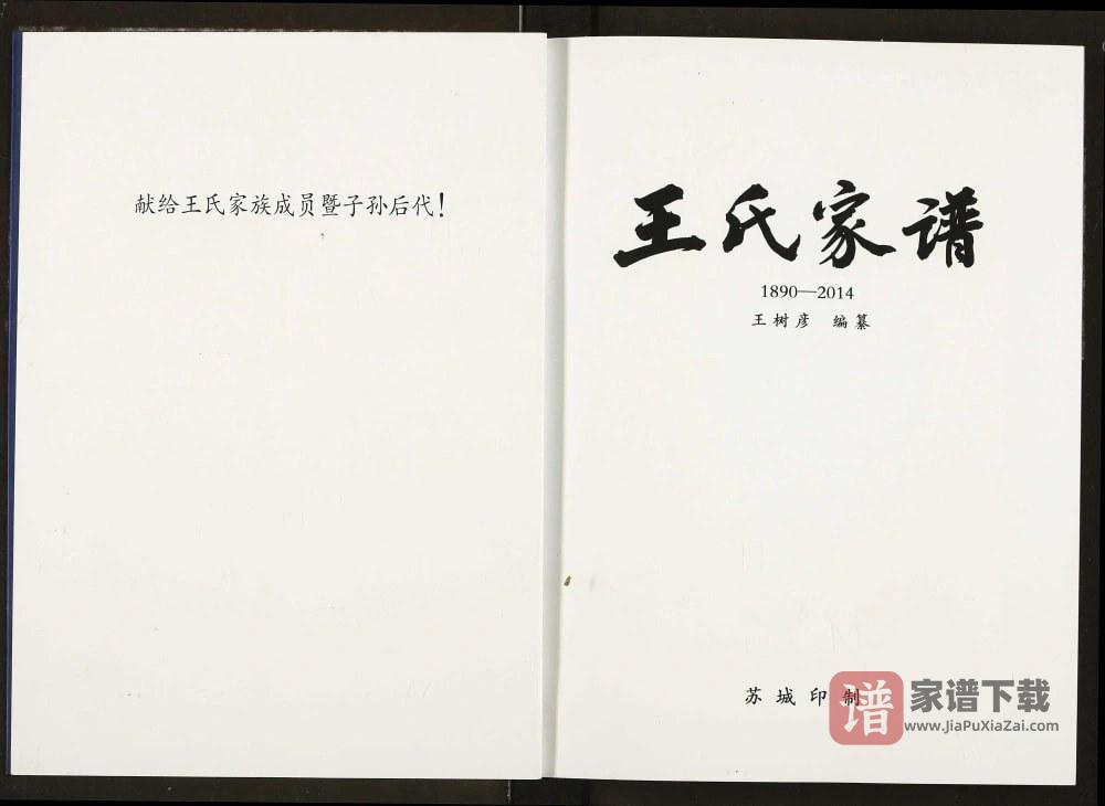 图片[2]-黑龙江哈尔滨巴彦县王氏家谱PDF高清电子版下载-家谱下载