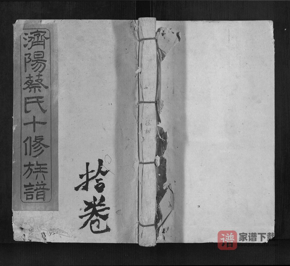 江西赣州济阳蔡氏十修族谱PDF高清电子版下载