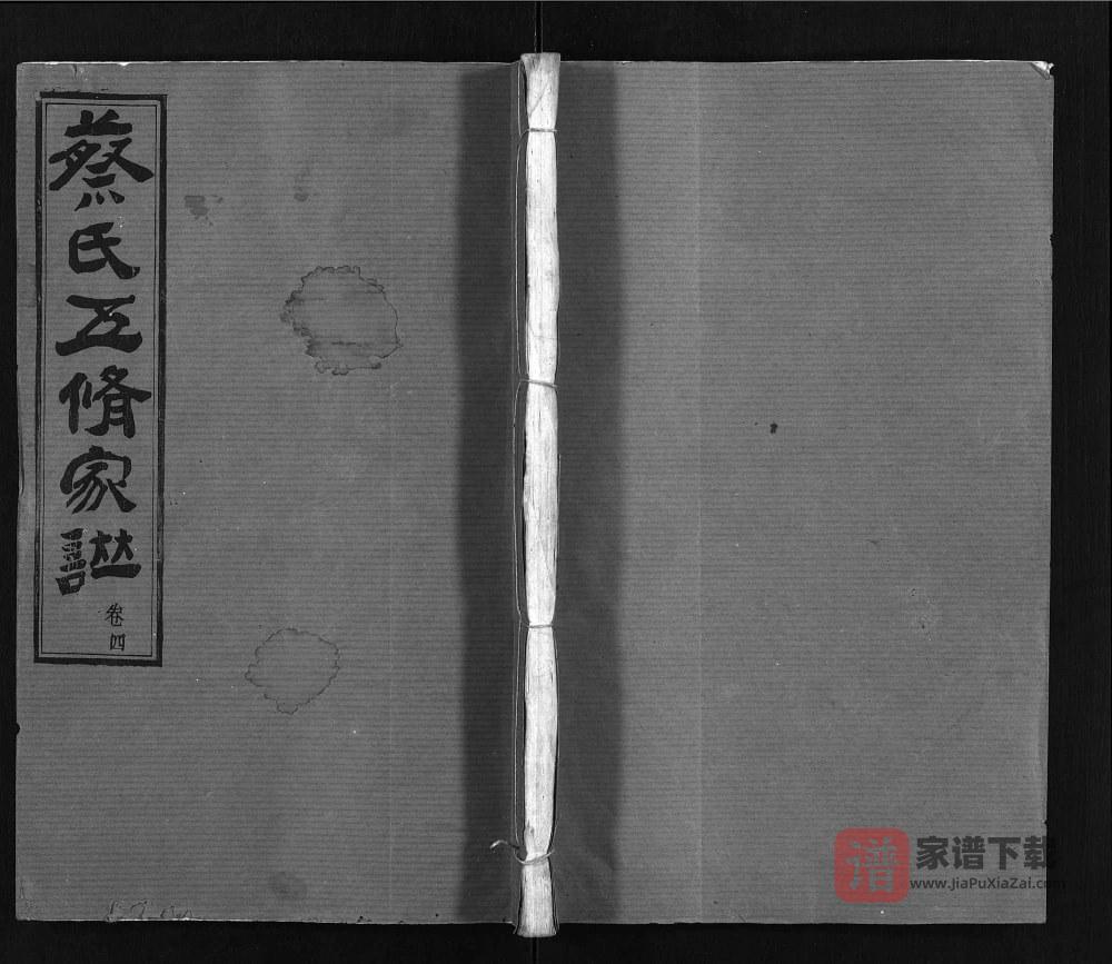 图片[1]-湖南衡阳蔡氏五修宗谱（蕃和堂）PDF高清电子版下载-家谱下载