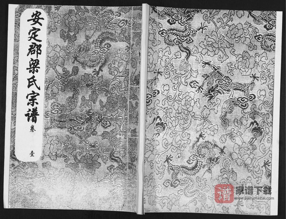山东莱阳安定郡梁氏宗谱PDF高清电子版下载
