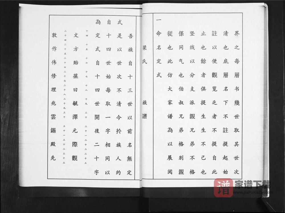 图片[2]-山东青岛即墨任家屯梁氏族谱PDF高清电子版下载-家谱下载