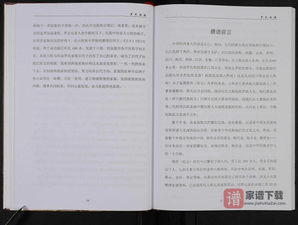 图片[2]-贵州六枝织金罗氏族谱PDF高清电子版下载-家谱下载
