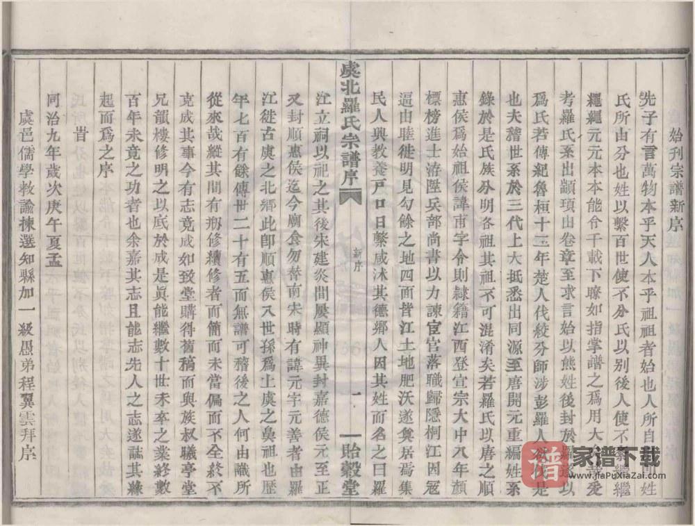 图片[2]-浙江上虞虞北罗氏宗谱（贻谷堂）PDF高清电子版下载-家谱下载