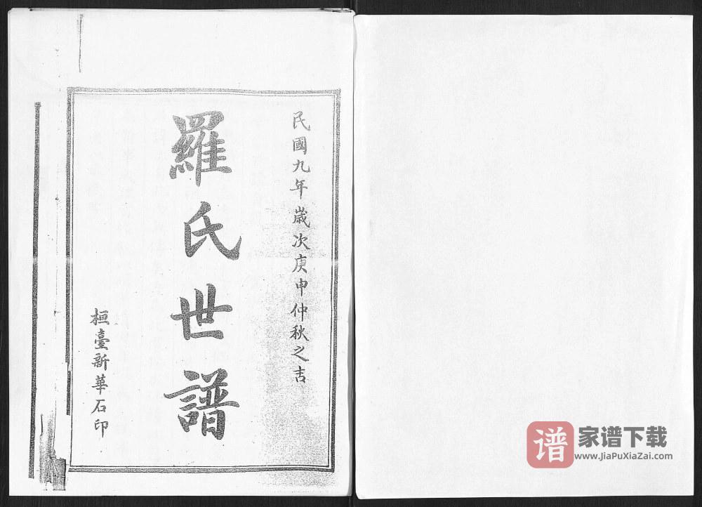 图片[2]-山东淄博桓台罗氏世谱PDF高清电子版下载-家谱下载