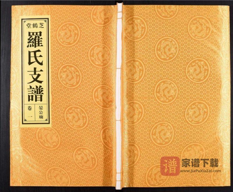 安徽合肥肥东县罗氏支谱晏公庙(芝鹤堂)PDF高清电子版下载-家谱下载