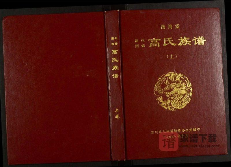 湖南常德澧县澧州四修高氏族谱(渤海堂)PDF高清电子版下载-家谱下载