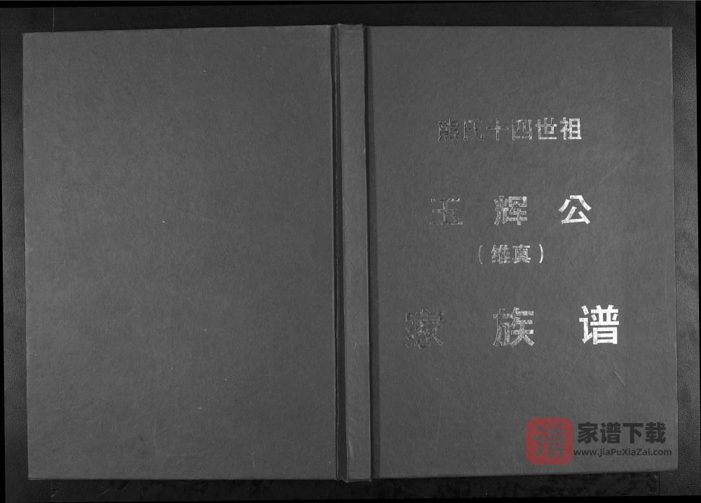 广西玉林博白县熊氏十四世祖玉辉公家族谱PDF高清电子版下载