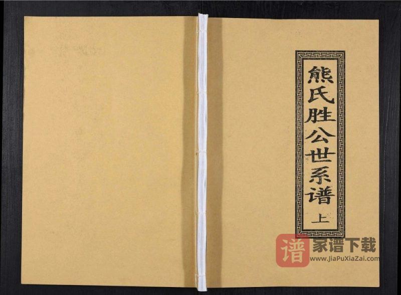 广东信宜熊氏胜公世系谱PDF高清电子版下载-家谱下载