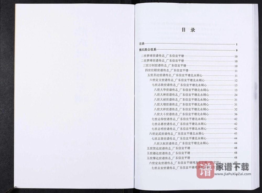 图片[2]-广东信宜熊氏胜公世系谱PDF高清电子版下载-家谱下载