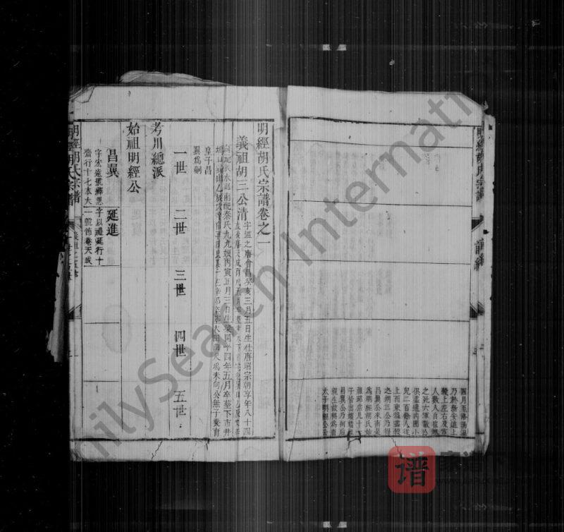 明经胡氏宗谱PDF高清电子版下载-家谱下载