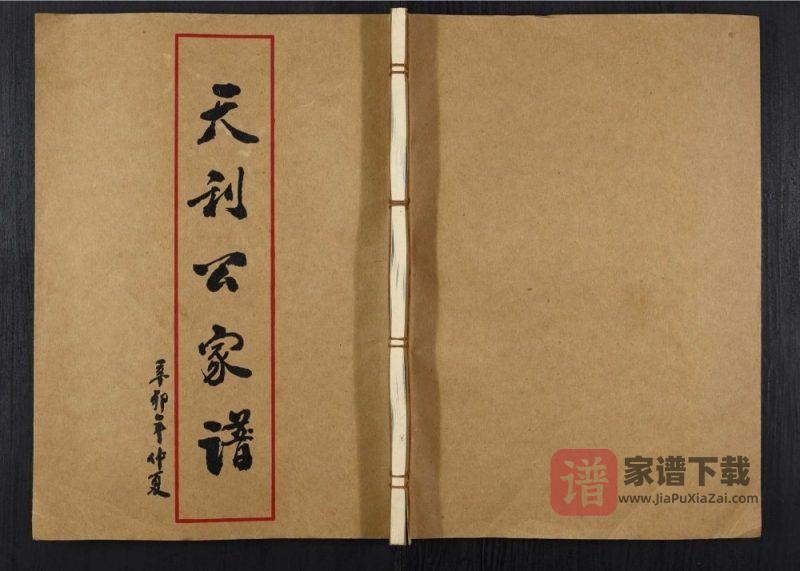 广东揭阳下尾王氏族谱天利公家谱PDF高清电子版下载-家谱下载