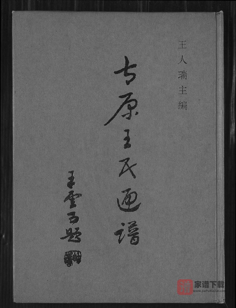 太原王氏通谱PDF高清电子版下载