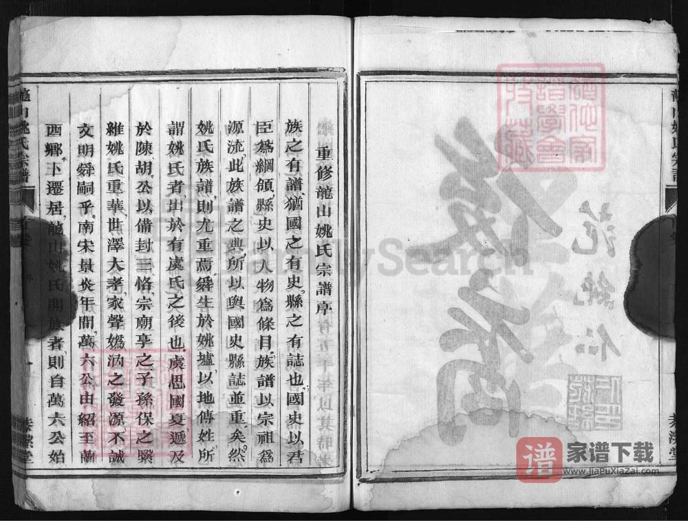 图片[2]-浙江兰溪龙山姚氏宗谱（恭洁堂）PDF高清电子版下载-家谱下载