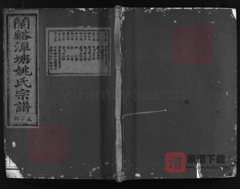 浙江兰溪潭塘姚氏宗谱(聚斯堂)PDF高清电子版下载-家谱下载