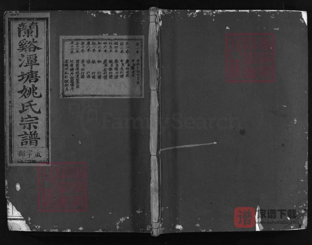 浙江兰溪潭塘姚氏宗谱（聚斯堂）PDF高清电子版下载
