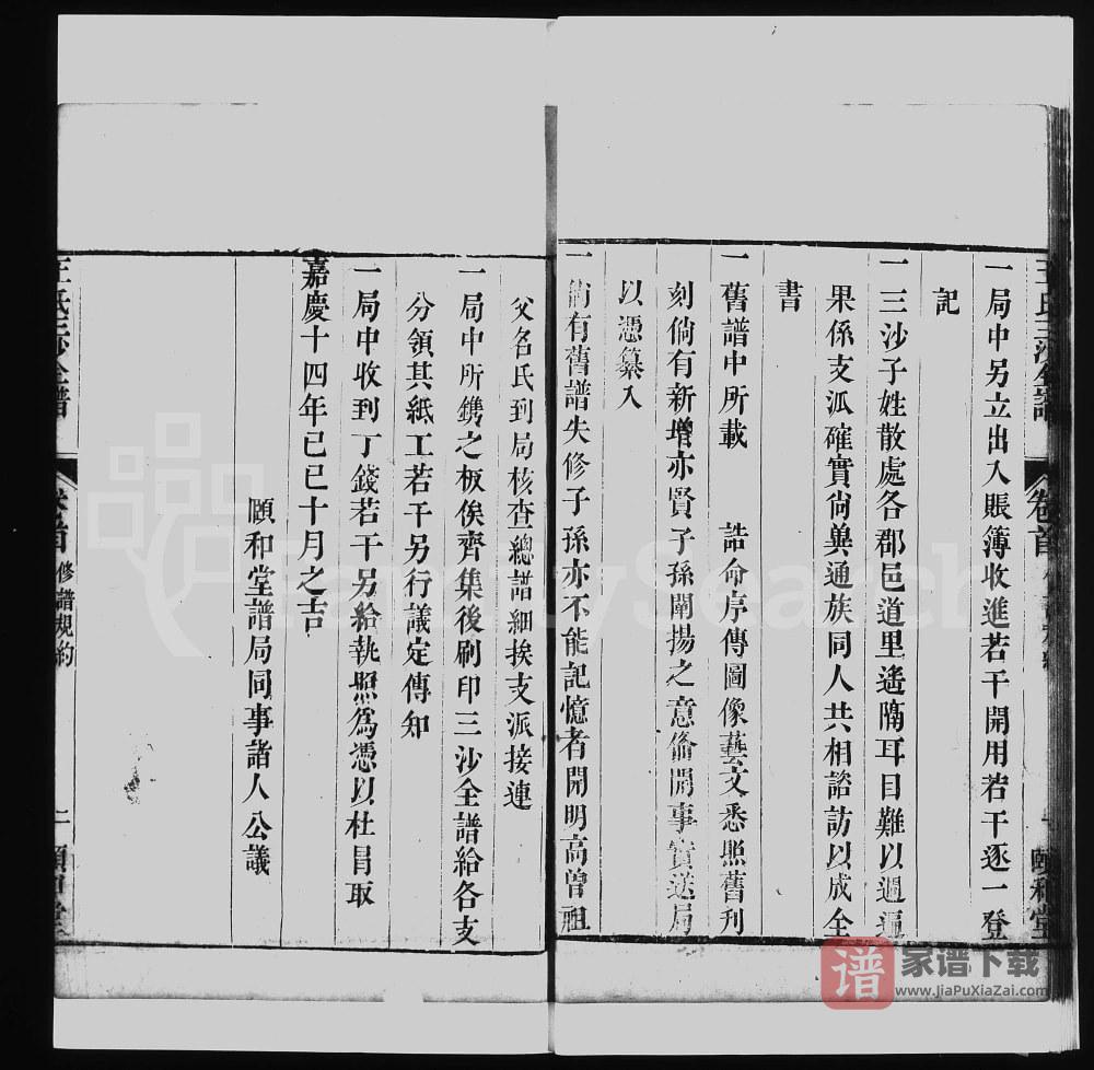 图片[2]-江苏省王氏三沙全谱（颐和堂）PDF高清电子版下载-家谱下载