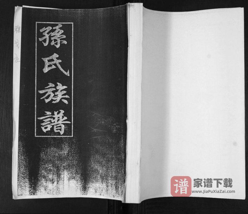 山东青岛即墨程戈庄孙氏族谱PDF高清电子版下载-家谱下载