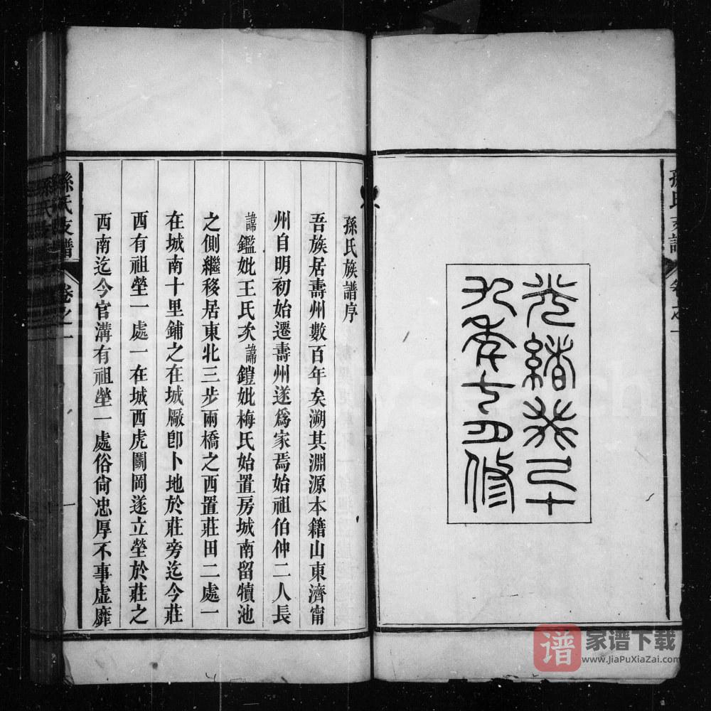 图片[2]-安徽淮南寿县寿州孙氏支谱（光绪19年本）PDF高清电子版下载-家谱下载