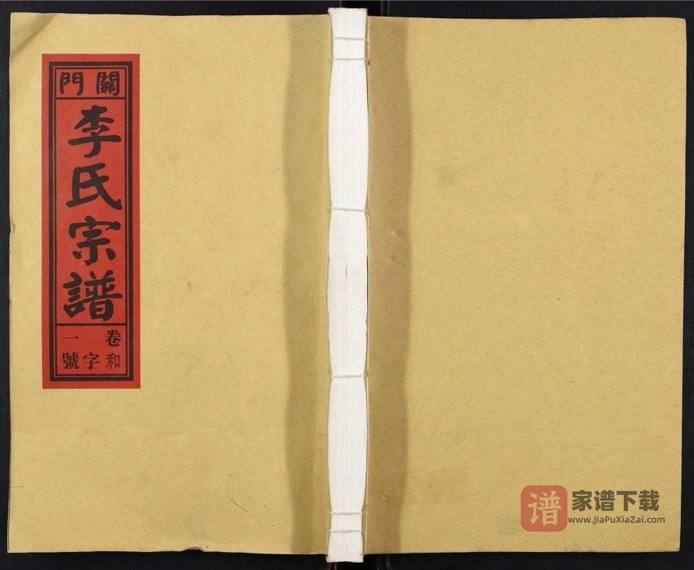 图片[1]-安徽合肥庐江县关门李氏宗谱（敦睦堂）PDF高清电子版下载-家谱下载