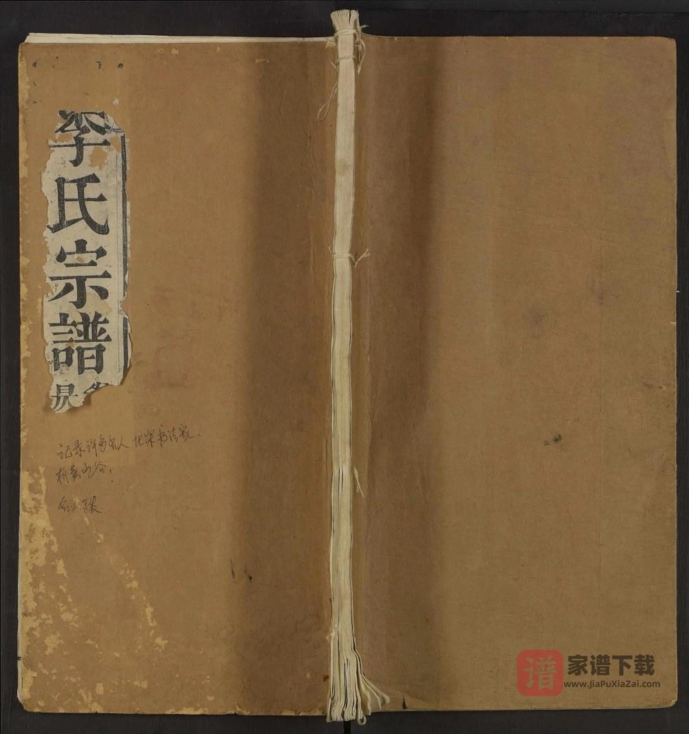 图片[1]-安徽六安舒城李氏宗谱PDF高清电子版下载-家谱下载