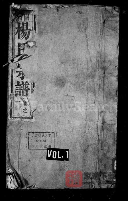 安徽芜湖南陵县关西杨氏宗谱（叙伦堂）PDF高清电子版下载-家谱下载