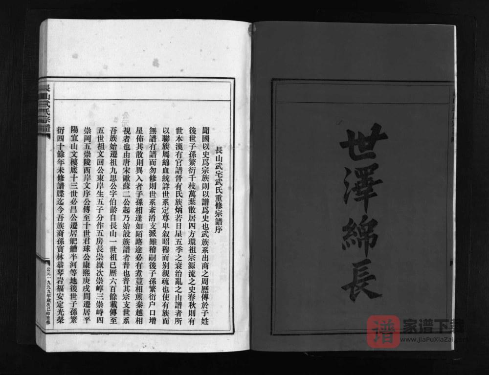 图片[2]-浙江温州平阳县长山武氏宗谱PDF高清电子版下载-家谱下载