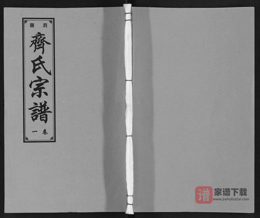 图片[1]-安徽马鞍山当涂县洞阳齐氏宗谱（锡履堂）PDF高清电子版下载-家谱下载