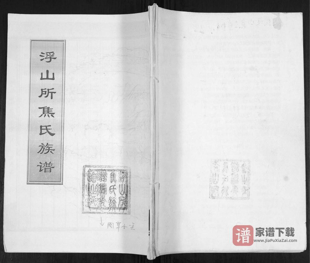 山东青岛浮山所焦氏族谱PDF高清电子版下载