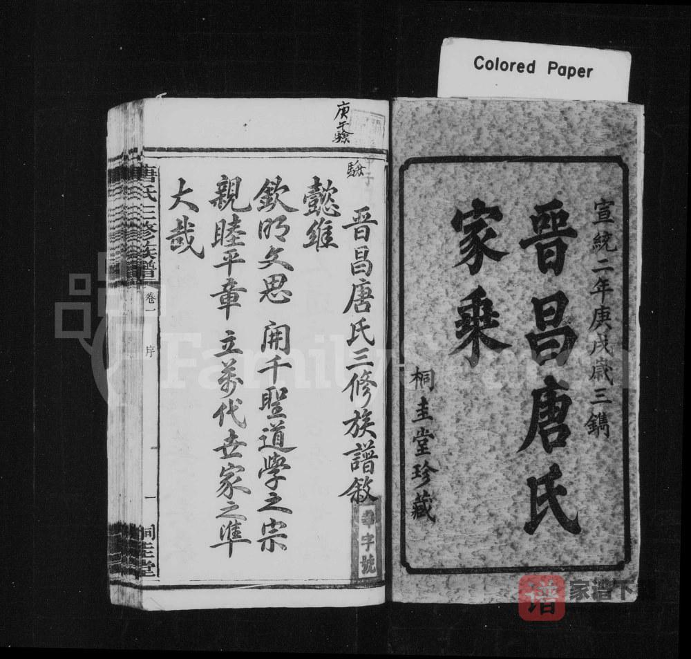 图片[2]-湖南长沙桐木桥晋昌唐氏三修族谱（桐圭堂）PDF高清电子版下载-家谱下载