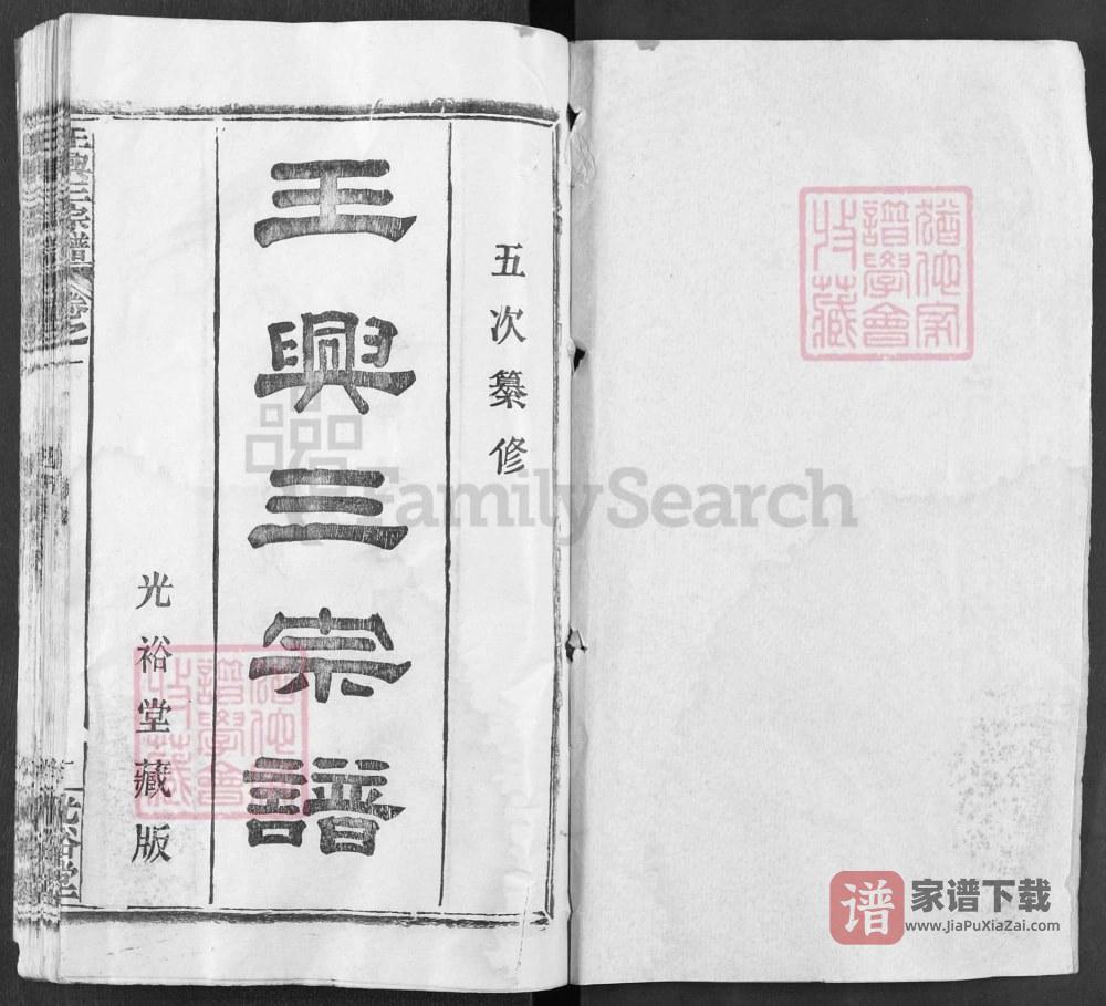 图片[2]-湖北黄冈王兴三宗谱（光裕堂）PDF高清电子版下载-家谱下载