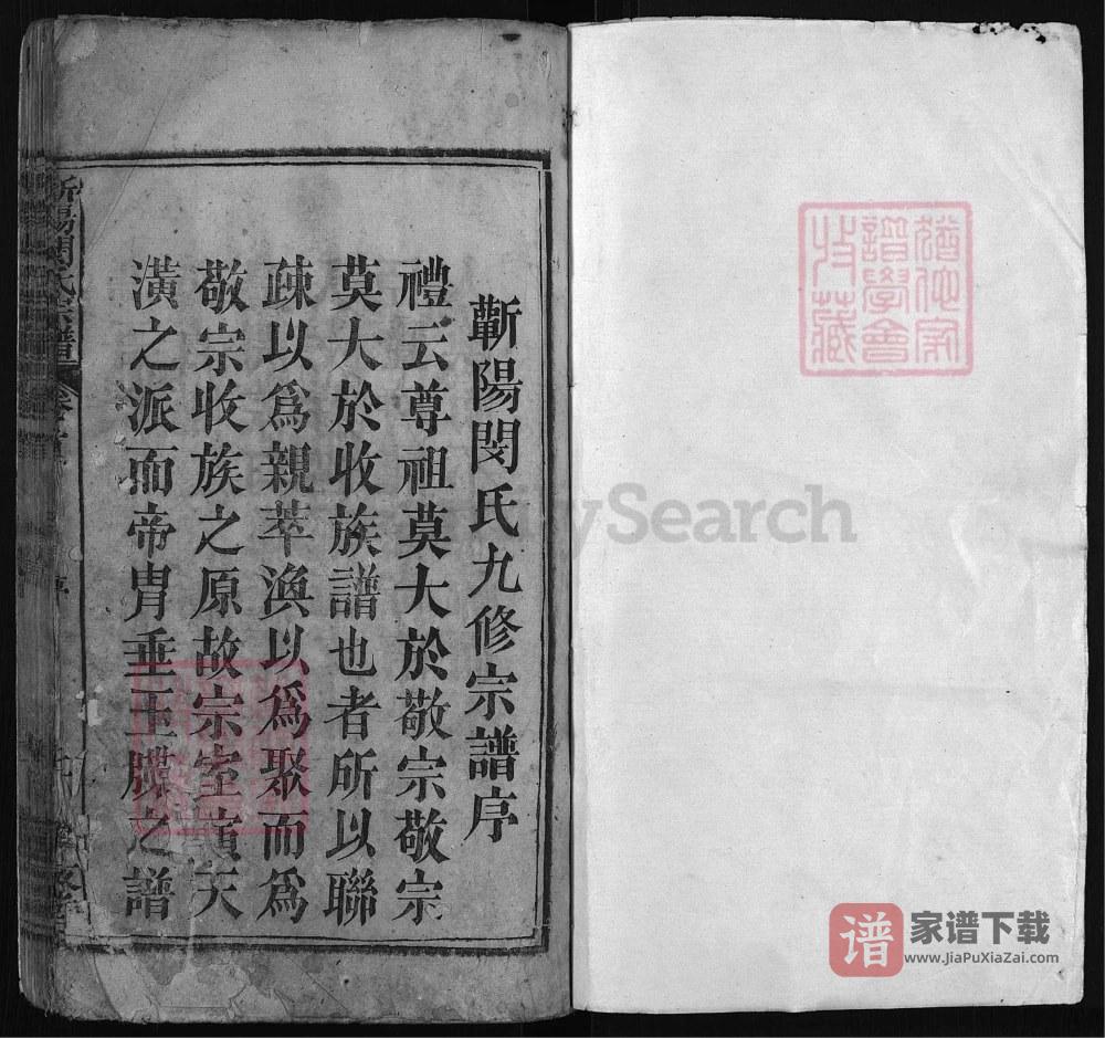 图片[2]-湖北黄冈浠水县蕲阳闵氏宗谱（孝友堂）PDF高清电子版下载-家谱下载