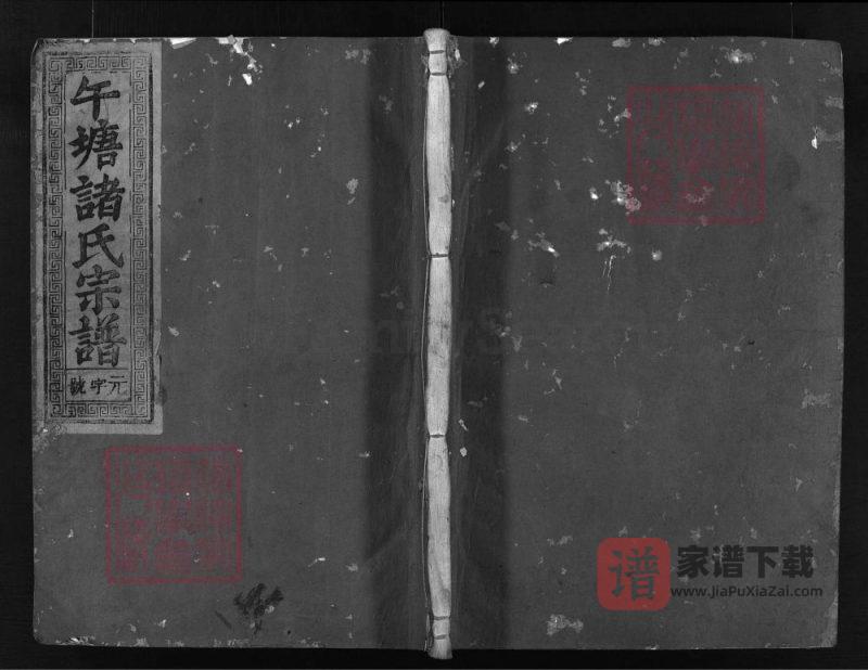 浙江兰溪午塘诸葛氏宗谱(大公堂)PDF高清电子版下载-家谱下载