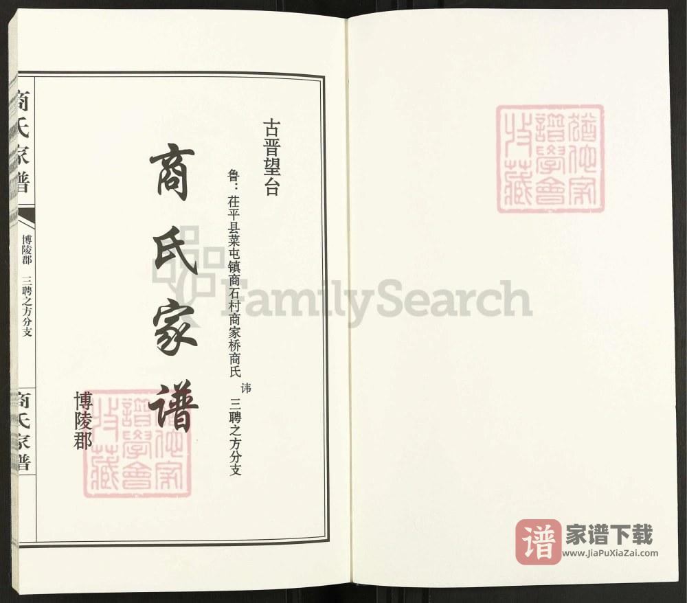 图片[2]-山东聊城茌平商氏家谱三聘之方分支PDF高清电子版下载-家谱下载