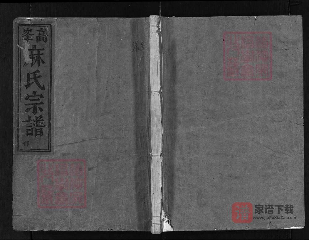 浙江兰溪高峰麻氏宗谱PDF高清电子版下载