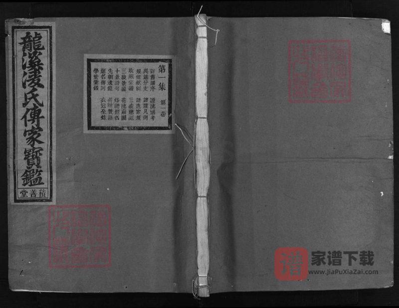 浙江兰溪龙溪凌氏宗谱(积善堂)PDF高清电子版下载-家谱下载