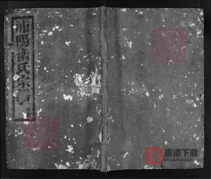 浙江金华浦江县浦阳卫氏宗谱PDF高清电子版下载-家谱下载