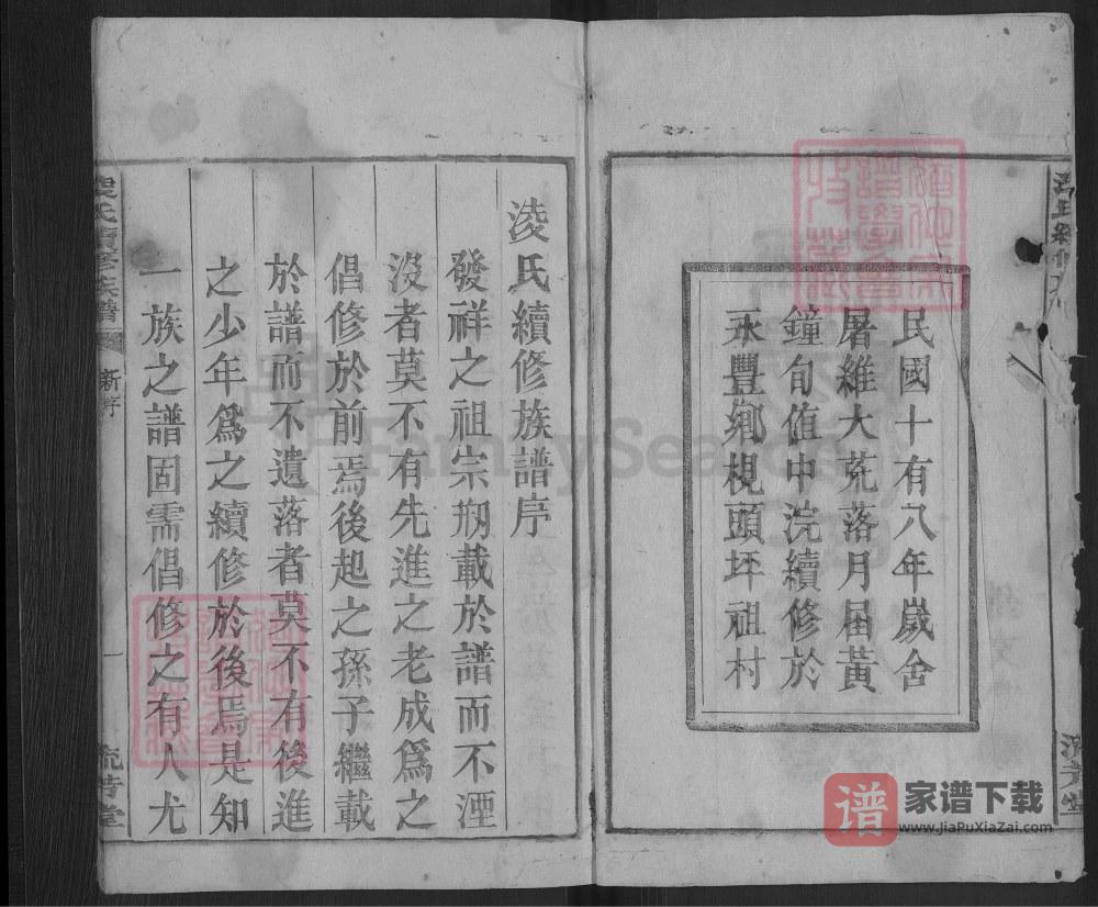 图片[2]-湖南郴州凌氏续修族谱（流芳堂）PDF高清电子版下载-家谱下载