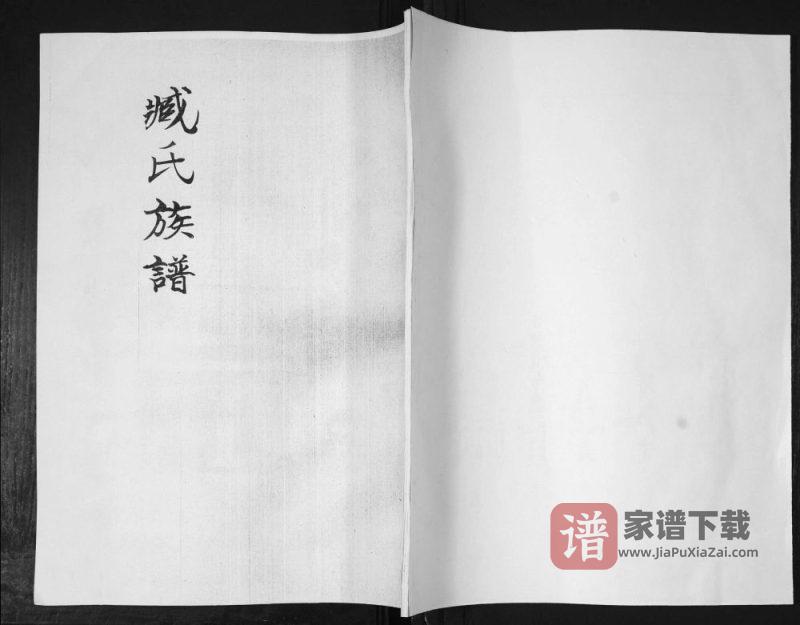 山东青岛即墨臧氏族谱PDF高清电子版下载-家谱下载