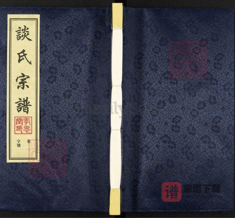 江苏常州武进区谈氏宗谱(孝思堂)PDF高清电子版下载-家谱下载