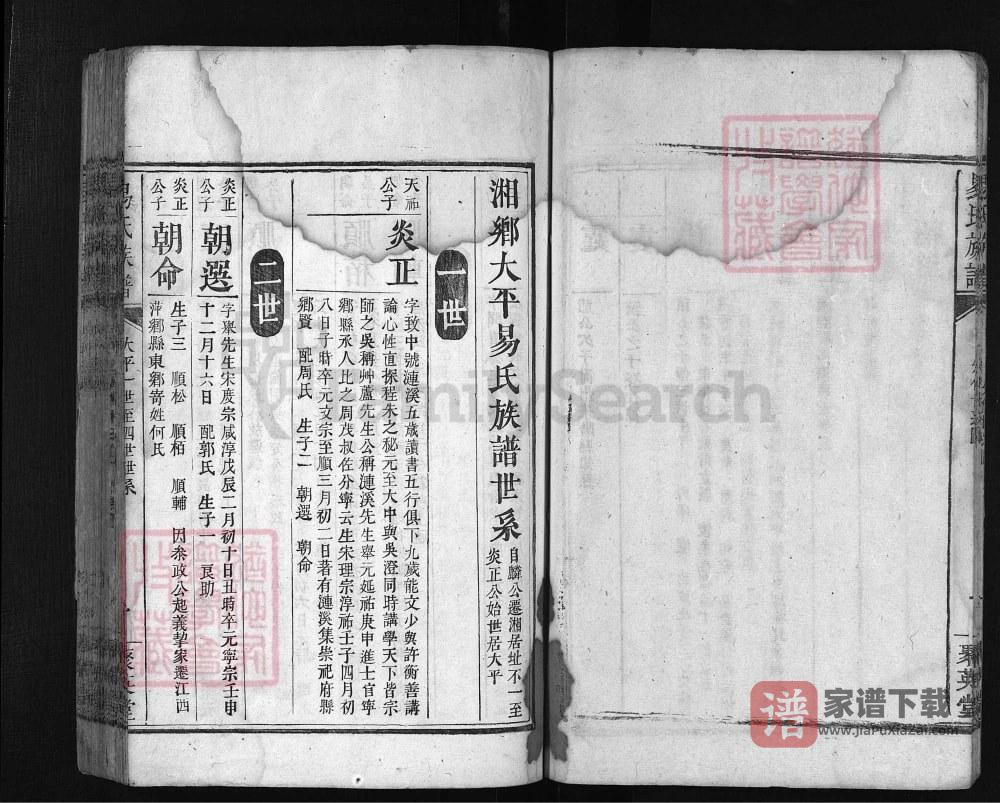 图片[2]-湖南湘乡石门县易氏族谱（聚英堂）PDF高清电子版下载-家谱下载