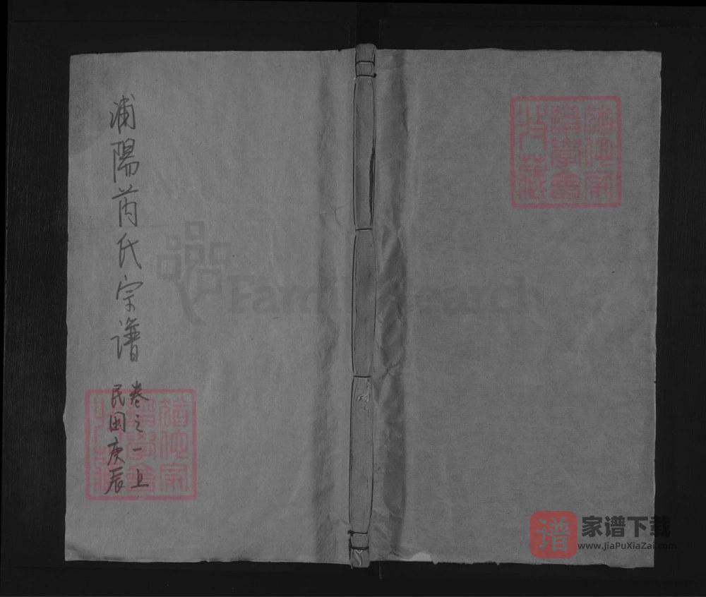 浙江金华浦江县浦阳芮氏宗谱PDF高清电子版下载