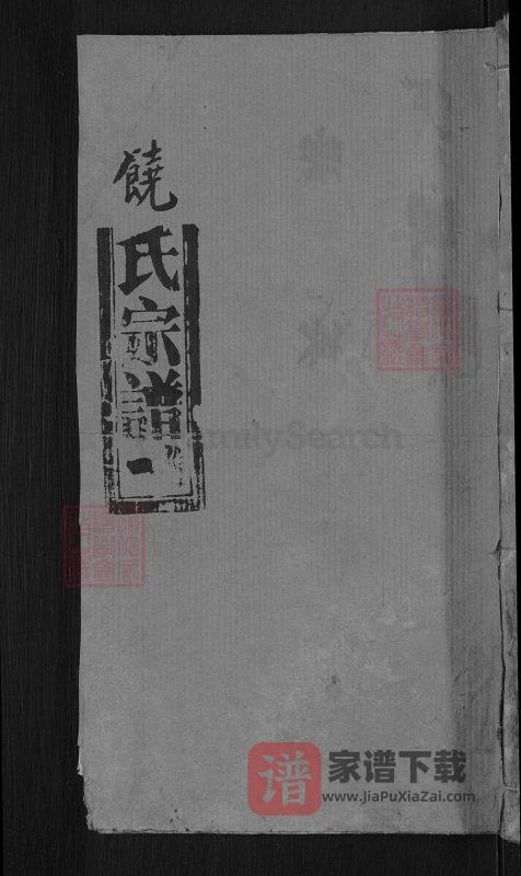 湖北武穴饶氏宗谱（笃亲堂）PDF高清电子版下载-家谱下载