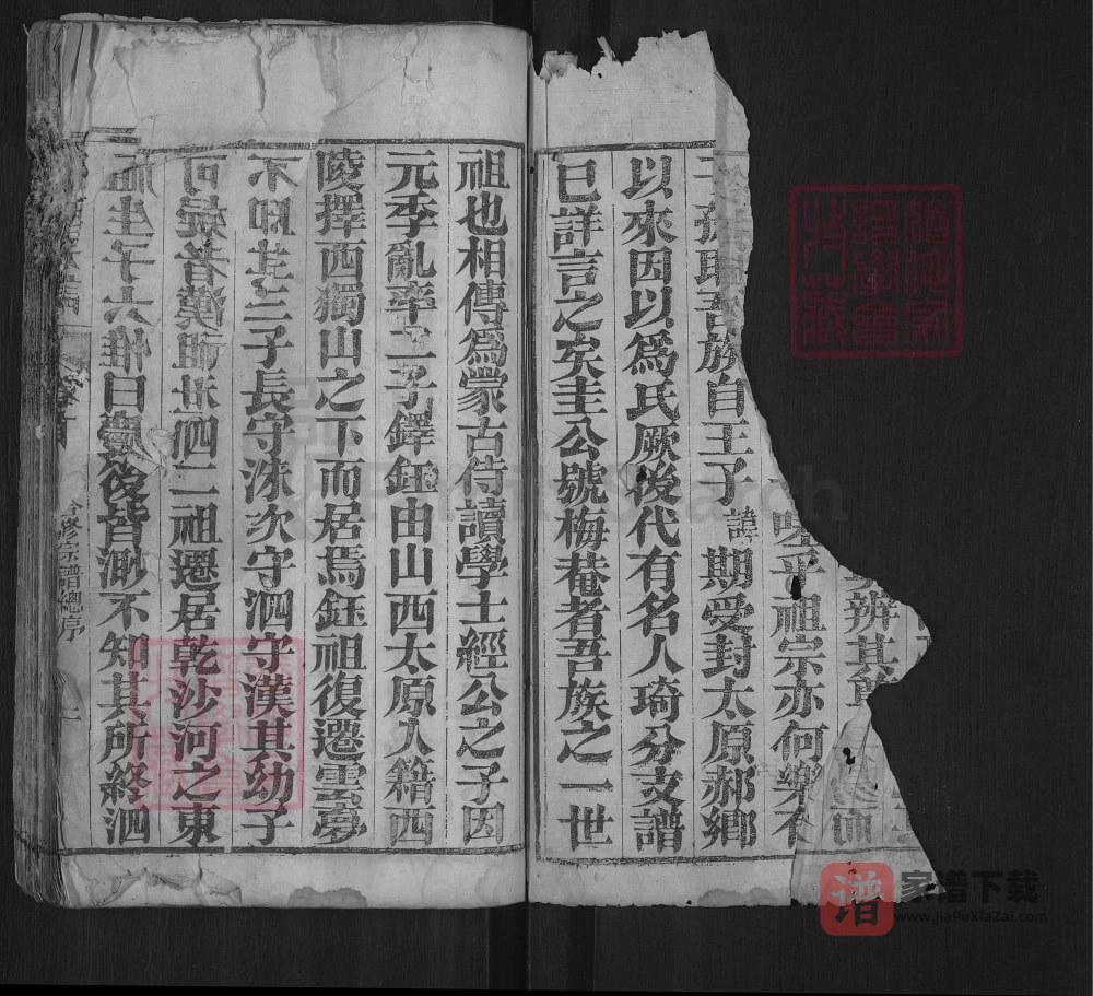 图片[2]-湖北麻城郝氏四分合修宗谱PDF高清电子版下载-家谱下载