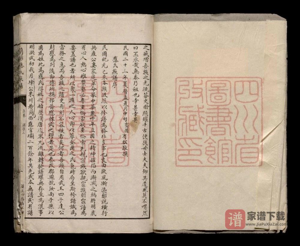 四川简阳应氏族谱PDF高清电子版下载