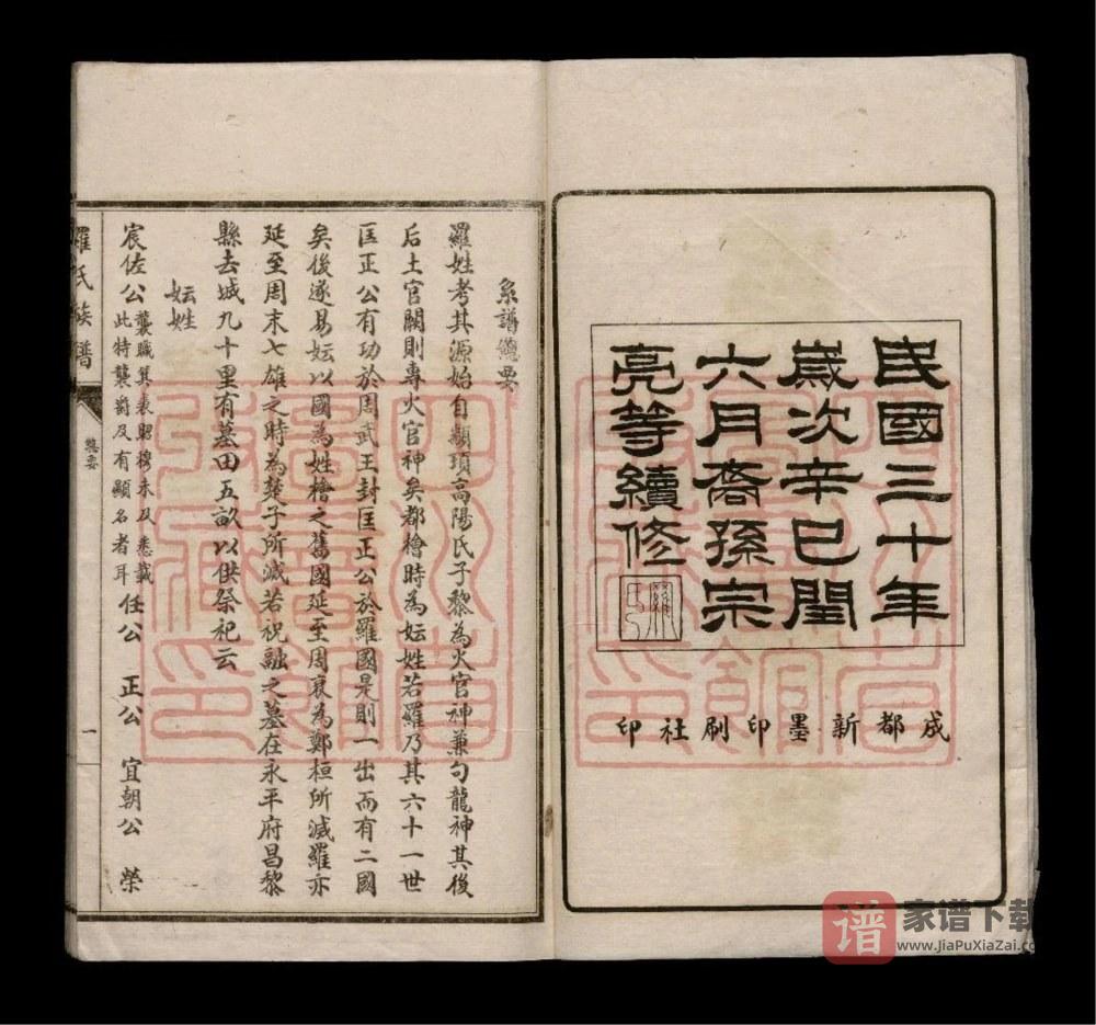 图片[2]-四川彭州罗氏支谱PDF高清电子版下载-家谱下载