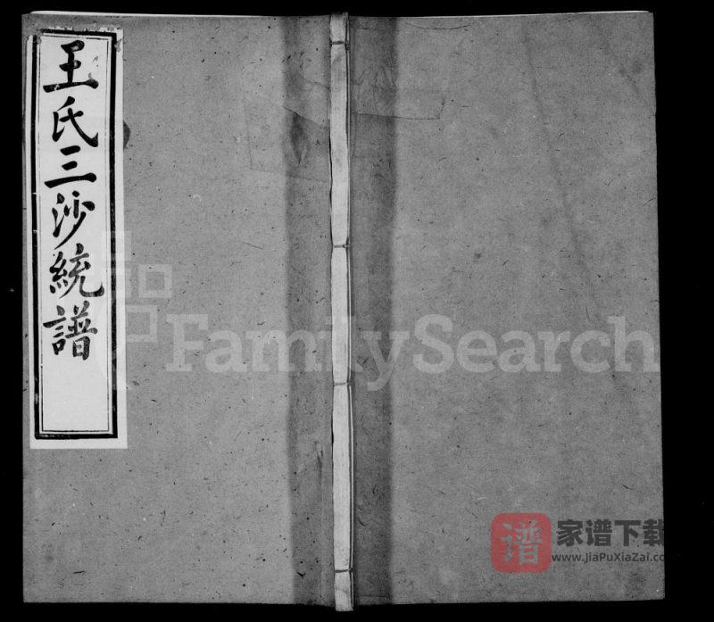 江苏省王氏三沙统谱(三槐堂)PDF高清电子版下载-家谱下载