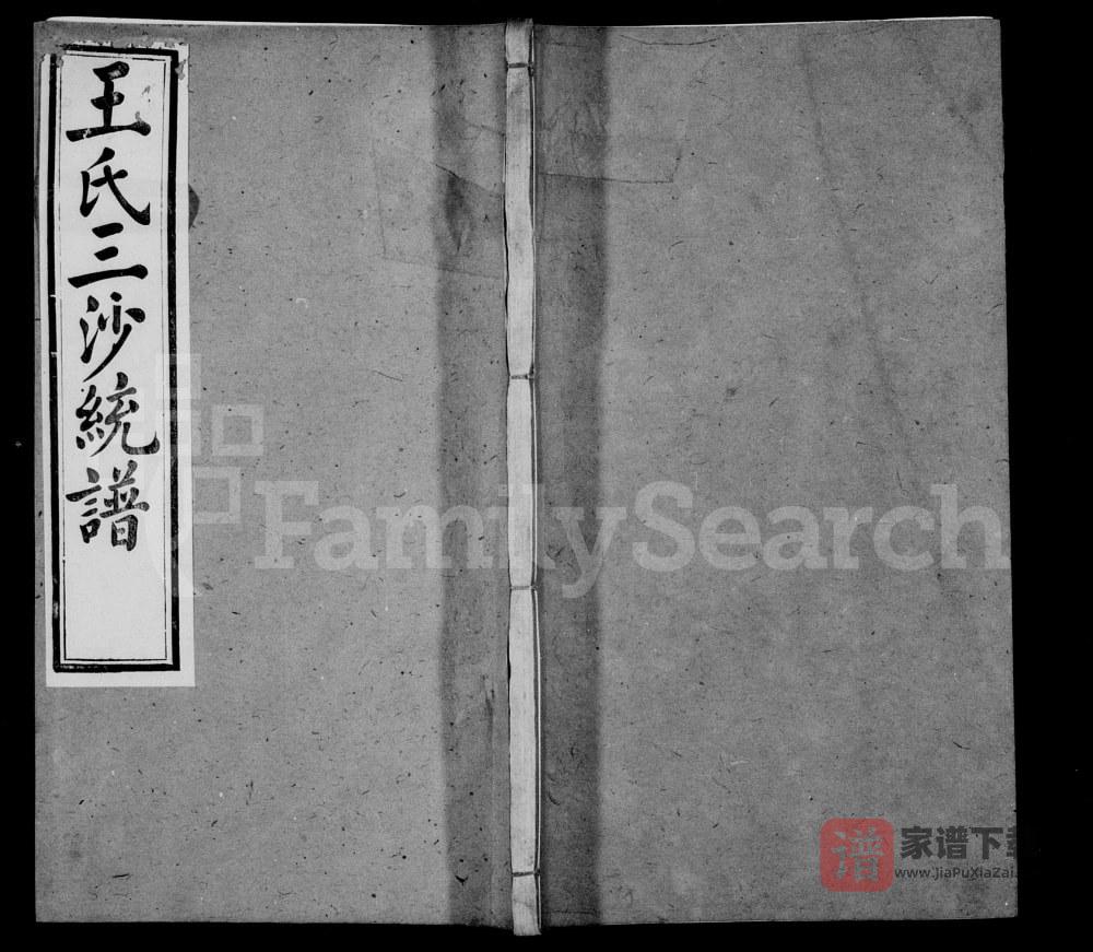 江苏省王氏三沙统谱（三槐堂）PDF高清电子版下载
