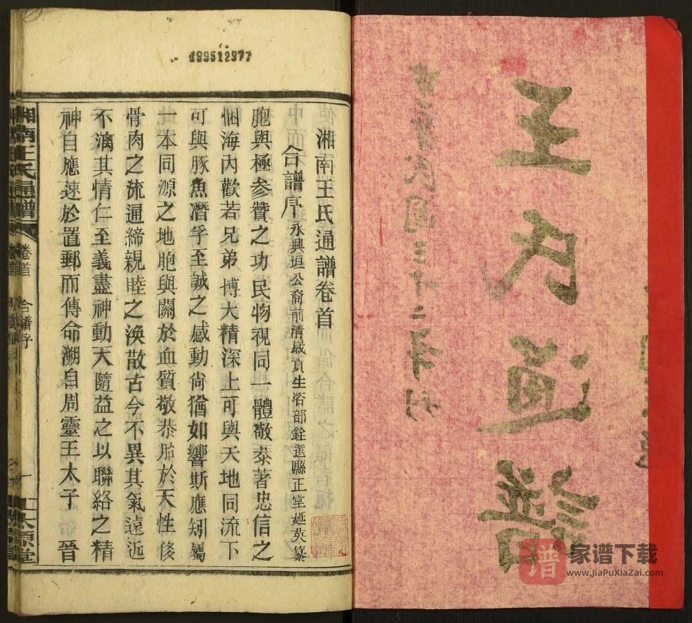 图片[2]-湖南湘南王氏通谱（太原堂）PDF高清电子版下载-家谱下载