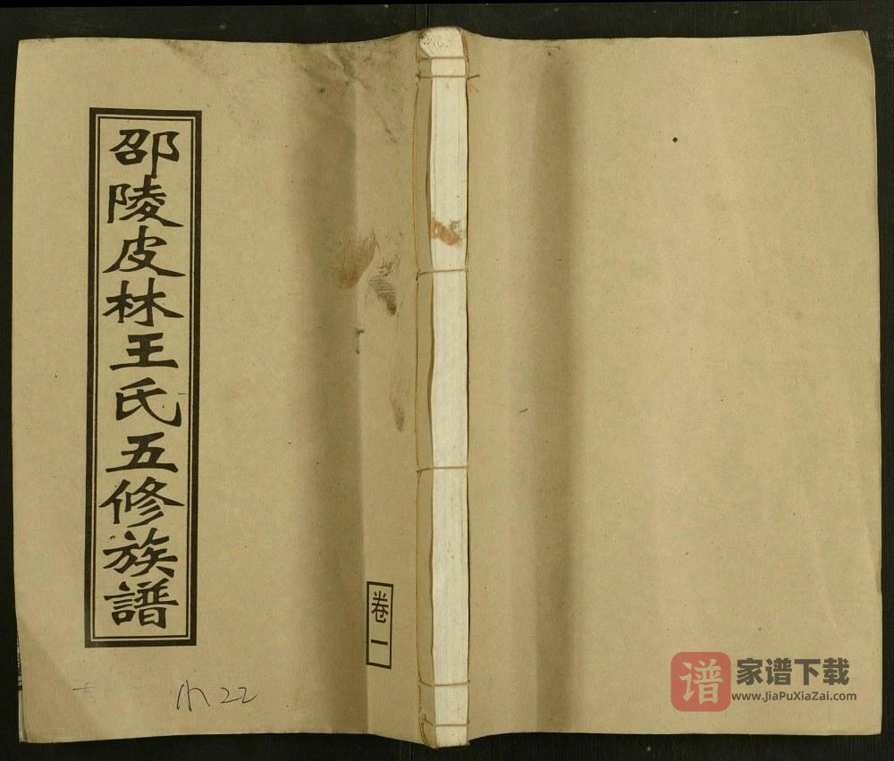 湖南邵东邵陵皮林王氏五修族谱（敦睦堂）PDF高清电子版下载